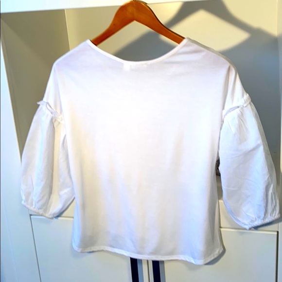 Ripe top with ruffle cotton half sleeve - Picture 2 of 6